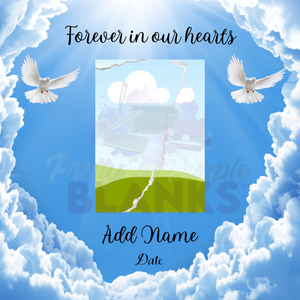 Canva Pro memorial template