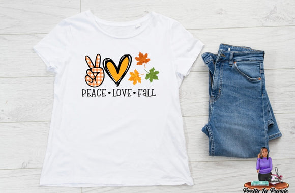 Peace love fall dtf