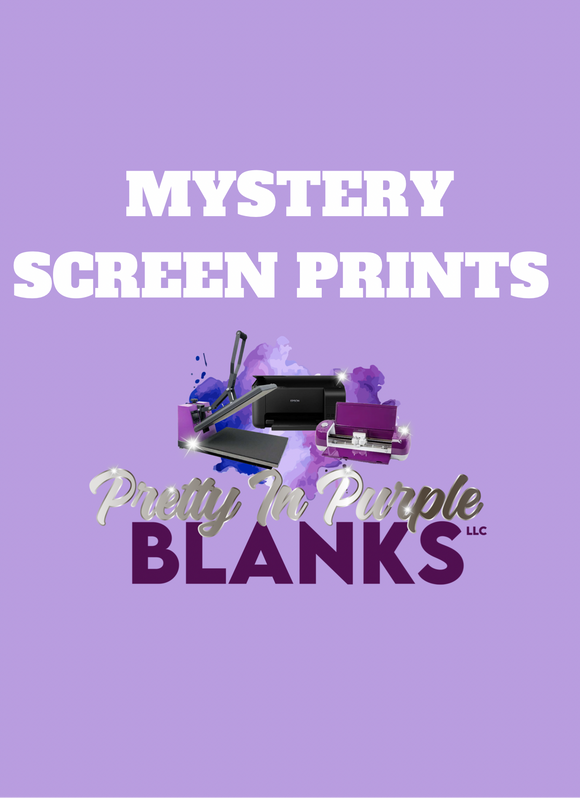 4 Mystery screen prints