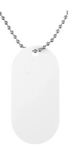 sublimation dog tag